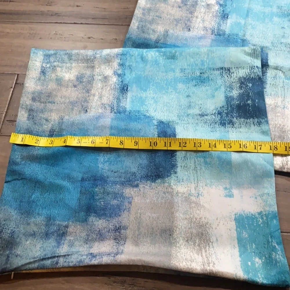 Square decorative pillow cases blue aqua‎ - 2